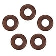 FONTINI - Lot de 5 Socles 1 Poste en Bois de Hêtre Vieilli – FONTINI Garby Colonial – Style Rétro Haut de Gamme – Pose en Saillie ou Encastrée – Compatible Gammes Garby, Dimbler - vignette