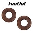 FONTINI - Lot de 2 Socles 1 Poste en Bois de Hêtre Vieilli – FONTINI Garby Colonial – Style Rétro Haut de Gamme – Pose en Saillie ou Encastrée – Compatible Gammes Garby, Dimbler - vignette