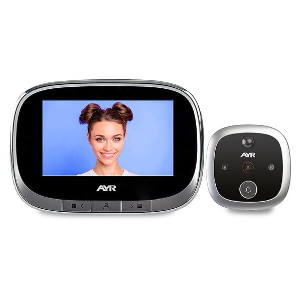 AYR - AYR Vision 763 WiFi : Le judas numérique connecté, simple et rassurant - large