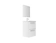 VIF - Set 2 tiroirs U de salle de bain MDF - Blanc - l50xP35xH18cm - vignette