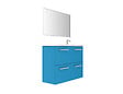 VIF - Set de 2 tiroirs en MDF - Bleu - l45xP35cm - vignette
