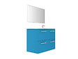 VIF - Set 2 tiroirs en MDF - Bleu - 45x45x1,8cm - vignette