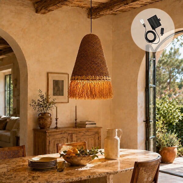 LUMISKY - Suspension solaire bohème PALOMA NOMAD D40 cm - large