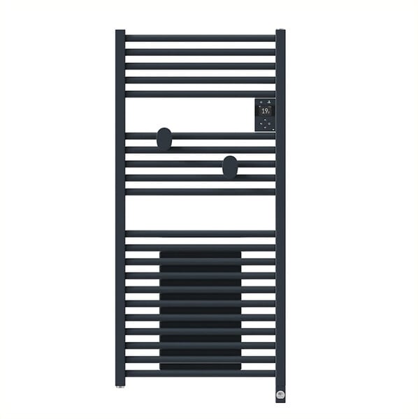 THERMOR - Sèche-serviettes connecté Riva 5 1000W Noir carbone - THERMOR - 471630 - large