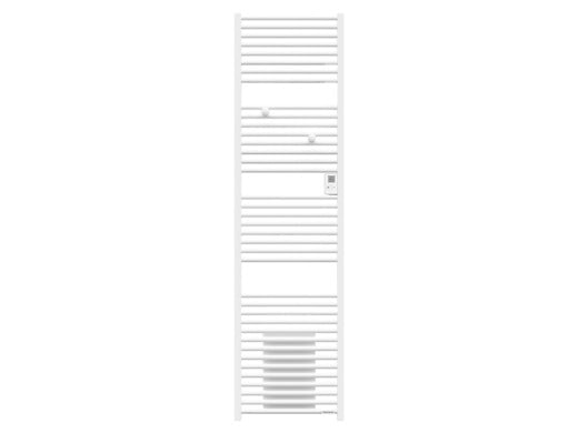 THERMOR - Sèche-serviettes mixte Riva 4 - 1000+1000W - Avec soufflerie - Blanc satin - large