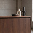 HAPPY GARDEN - Buffet en bois foncé 120cm SARAH - vignette