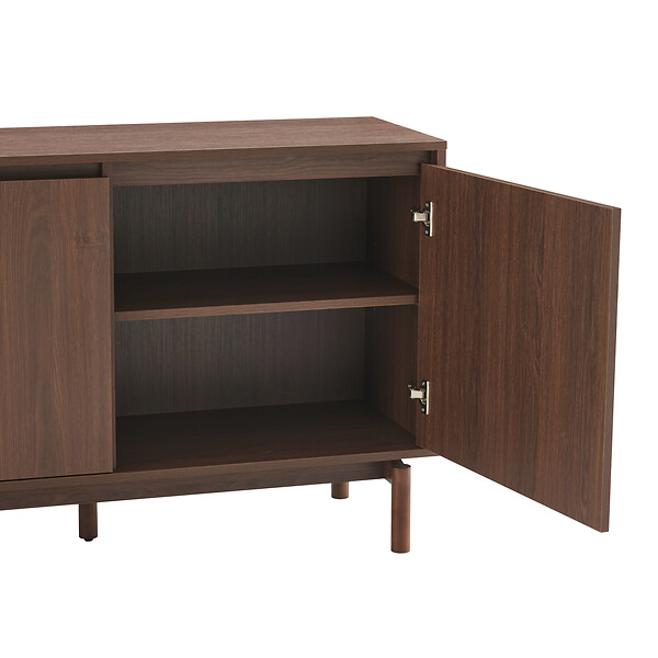 HAPPY GARDEN - Buffet en bois foncé 120cm SARAH - large