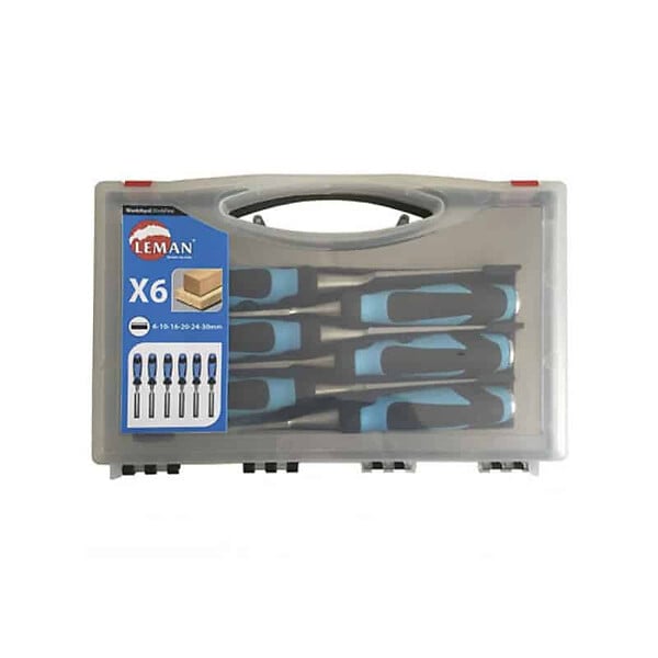 LEMAN - Coffret de 6 ciseaux à bois - LEMAN - 780.500.06 - large