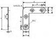 MONIN - Equerre cadre bout rond 50x50x10mm épaisseur 1,2mm - MONIN - 514650 - vignette