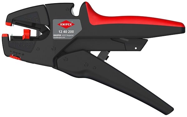 KNIPEX - Pince à dénuder auto-ajustable 0,03 à 10 mm² - Boitier ABS - Poids faible KNIPEX - 1240200 - large