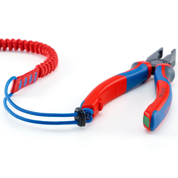 CENTRALE BRICO - Pince universelle 180mm avec tranchant - Bi-matière - Tête polie KNIPEX - 302180 - large
