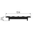 FITT - Grille passerelle en fonte B125 500x124mm - vignette