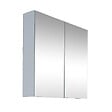 SWISS AQUA TECHNOLOGIES - Armoire de toilette avec miroir intégré, 80x75 cm blanc, SAT B-Way (BWAY80CABW) - vignette
