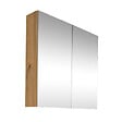 SWISS AQUA TECHNOLOGIES - Armoire de toilette avec miroir intégré, 80x75 cm chêne, SAT B-Way (BWAY80CABOAK) - vignette