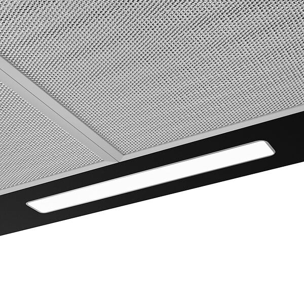 CIARRA - Ciarra Hotte aspirante décorative 60cm hotte de cuisine murale 370m3h 3 vitesses Classe A évacuation ou recyclage filtre charbon NON INCLUS - large