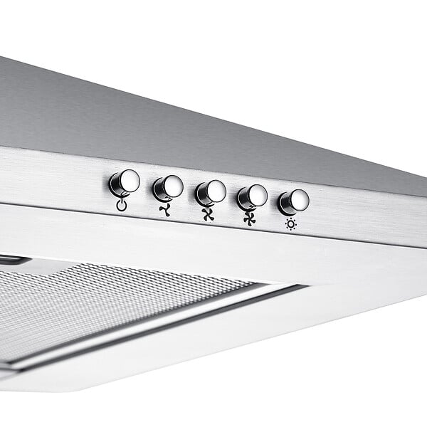 CIARRA - Ciarra hotte de cuisine décorative 60cm hotte aspirante murale 370m3h 3 vitesses Classe A évacuation ou recyclage filtre charbon NON INCLUS - large