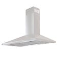 CIARRA - Ciarra hotte de cuisine décorative 90cm hotte aspirante murale 370m3h 3 vitesses Classe A évacuation ou recyclage filtre charbon NON INCLUS - vignette