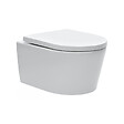 GEBERIT - Pack Bati-support Geberit 112cm + Cuvette Swiss Aqua Technologies sans bride + Plaque blanche + Set habillage (SATrimlessGeb3-sa - vignette
