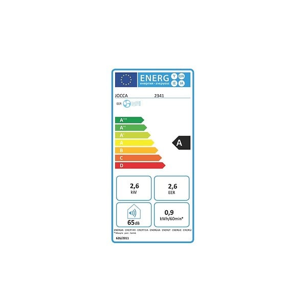JOCCA - Climatiseur mobile 9000Btu/h 2.6kW Refroidisseur d'air Minuterie 24h 4 roulettes Déshumidificateur Ventilateur Air frais Jocca - large