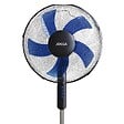 JOCCA - Ventilateur sur pied 45W H125cm Oscillation 90° 3 vitesses 5 pales Design Noir & Bleu Débit d'air puissant Fortes Chaleurs Jocca - vignette