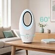 JOCCA - Ventilateur sans pales 65W Télécommande, Oscillation, Minuterie 12h, 3 Vitesses, Éclairage LED 4 Couleurs, Bruit réduit Jocca - vignette