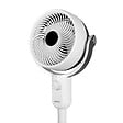 JOCCA - Ventilateur sur pied 50W blanc 3 Vitesses Oscillation 75° Tête Inclinable 90° Ventilateur de Maison Salon Chambre Bureau Jocca - vignette