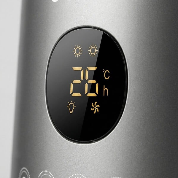 JOCCA - Ventilateur Sans Pales Chaud/Froid Oscillant 70° Chauffage Céramique PTC 2000W Télécommande Minuterie 12h LED 8 Couleurs Jocca - large