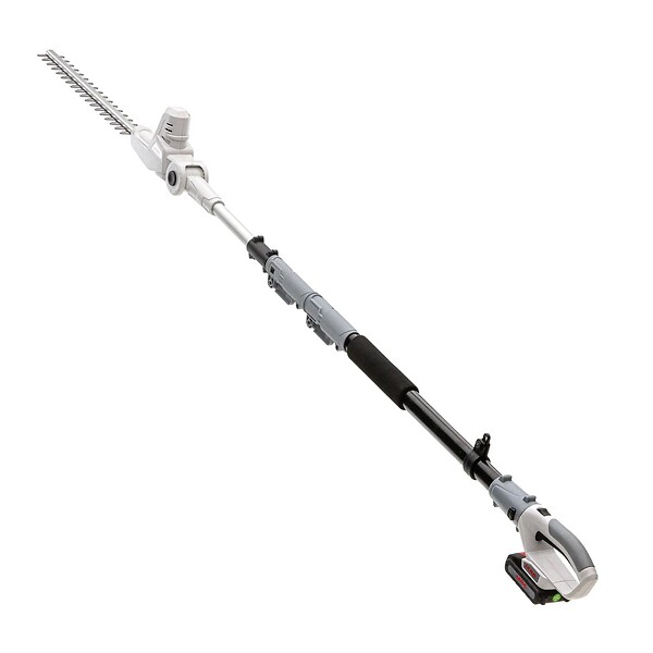 IKRA - Taille haie téléscopique 20V - Longueur de coupe 40 cm - Batterie lithium 2.0Ah Chargeur 20V IKRA - large