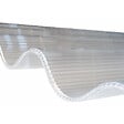 MCCOVER - Lot 2 plaques polycarbonate ondulées alvéolaire GO 177/51 mm + 3 kits de fixation Translucide, l.92cm, L.305 cm - vignette