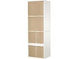 HABITAT ET JARDIN - Kit dressing " Opéra " modulable - 2 éléments - Blanc - vignette