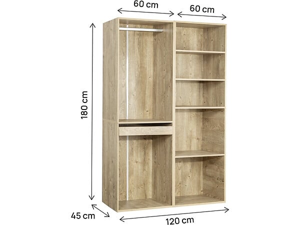 HABITAT ET JARDIN - Kit dressing " Opéra " modulable - 2 éléments - Beige - large
