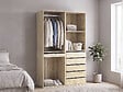 HABITAT ET JARDIN - Kit dressing " Opéra " modulable - 2 éléments - Beige - vignette