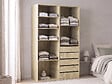 HABITAT ET JARDIN - Kit dressing " Opéra " modulable - 2 éléments - Beige - vignette