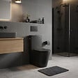 SWISS AQUA TECHNOLOGIES - Brevis WC à poser sans bride + abattant softclose, noir mat (SATBRE031RREXVPBKM) - vignette