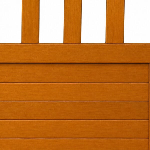 GD MENUISERIES - Portillon En Bois Ajouree Traverse Droit L1m x H1,50 - large