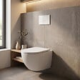 SWISS AQUA TECHNOLOGIES - WC suspendu sans bride Vortex et fixations invisibles, abattant frein de chute (SAT67010RTORP) - vignette