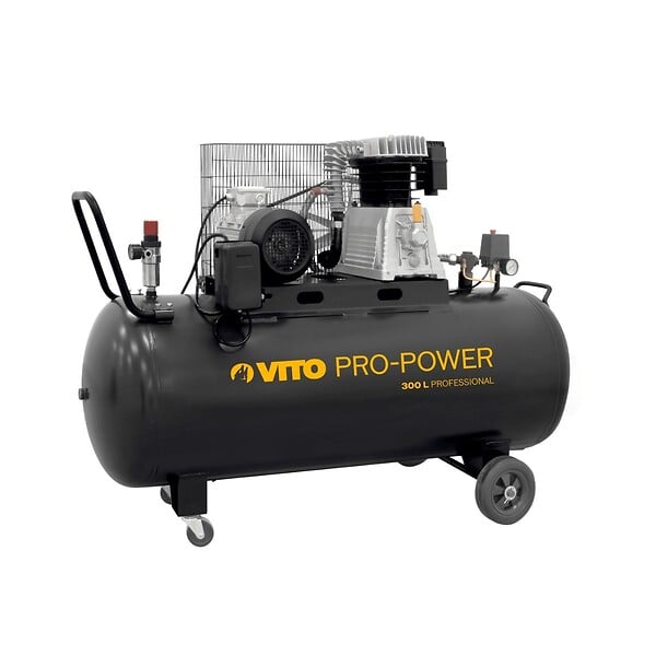VITO - Compresseur d'air 300L Courroie 10 Bar 4000W 5.5CV 500L/min 380V VITO - large