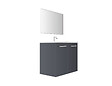 VIF - Porte en MDF - Gris Anthracite  - Lot de 2 - 70x40x1,8cm - vignette