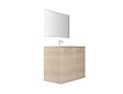 VIF - Set de 2 portes en PPSM - Bois clair - l40xH70cm - vignette