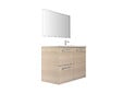 VIF - Porte en PPSM -  Bois clair - 45x70x1,8cm - vignette