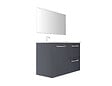 VIF - Porte en MDF - Gris anthracite - 70x50x1,8cm - vignette