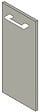 VIF - Porte en MDF - Gris clair - 70x50x1,8cm - vignette