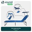 VOUNOT - Transat pare soleil Lot de 2 pcs Bleu - vignette