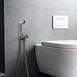 OLFA - Douchette WC Cox ronde + Support + Flexible inox brossé - vignette
