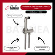 OLFA - Douchette WC Cox ronde + Support + Flexible inox brossé - vignette