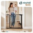 VOUNOT - Barriere de securite a pression sans percage Largeur 89-96cm Metal noir - vignette