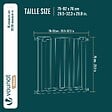VOUNOT - Barriere de securite a pression sans percage Largeur 75-82cm Metal noir - vignette