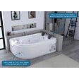 DISTRIBAIN - Baignoire balnéo G-Mauna-Loa 30 jets Whirlpool - vignette