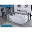 DISTRIBAIN - Baignoire balnéo D-Mauna-Loa 30 jets Whirlpool - vignette
