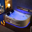 DISTRIBAIN - Baignoire balnéo Kalliste Droite 47 jets Whirlpool - vignette